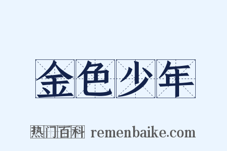 金色少年是什么意思的图片